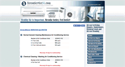 Desktop Screenshot of airconservicesg.com