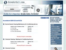 Tablet Screenshot of airconservicesg.com